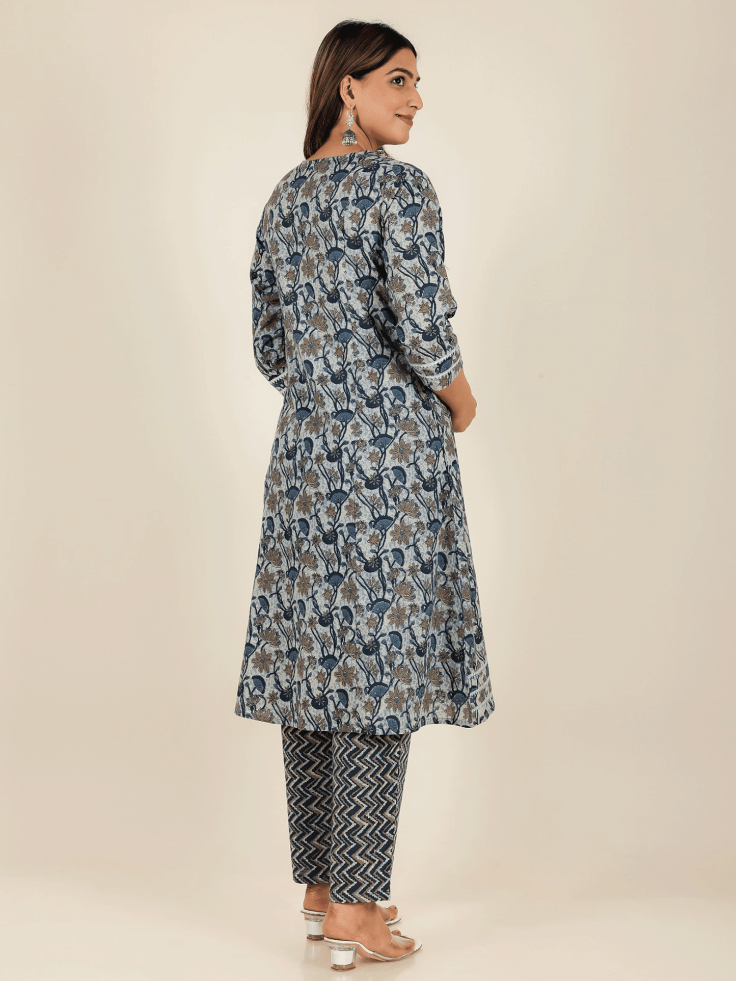 Soft Cotton Floral Kurta