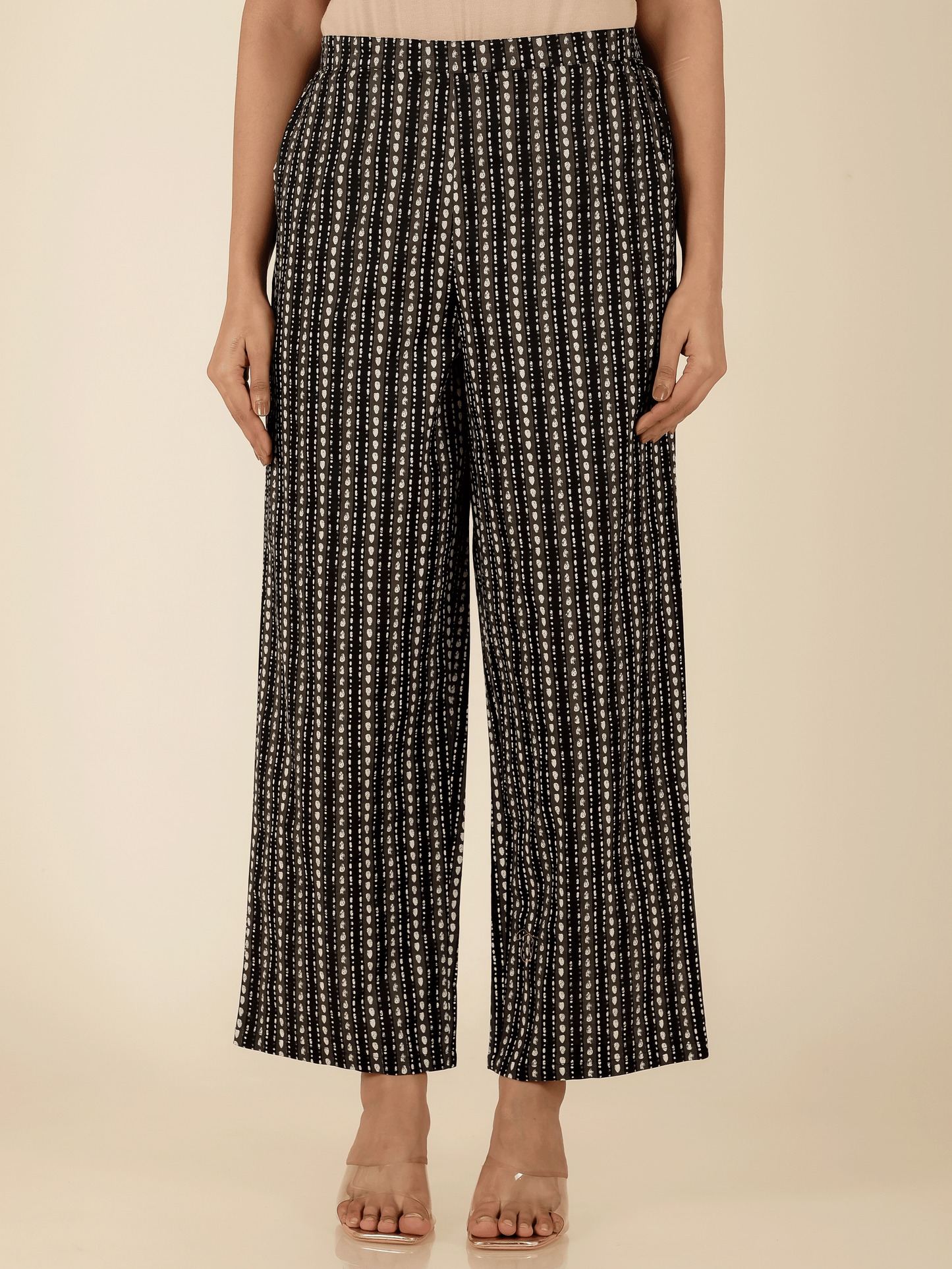 Soft Cotton Striped Pant