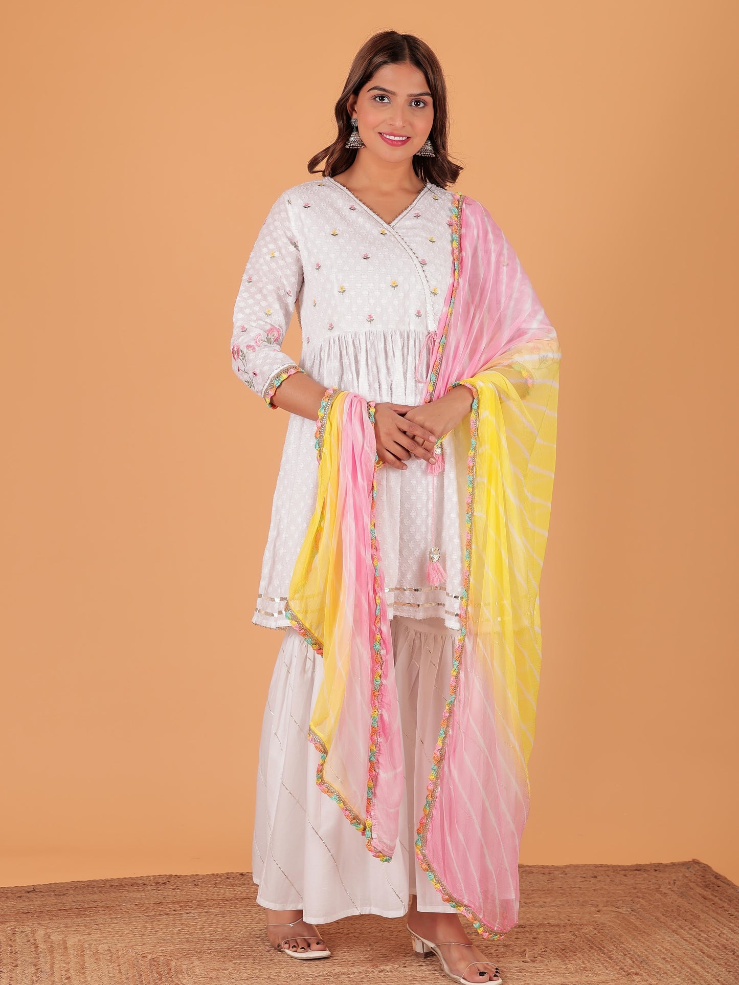 Soft Cotton Woven Design Kurta