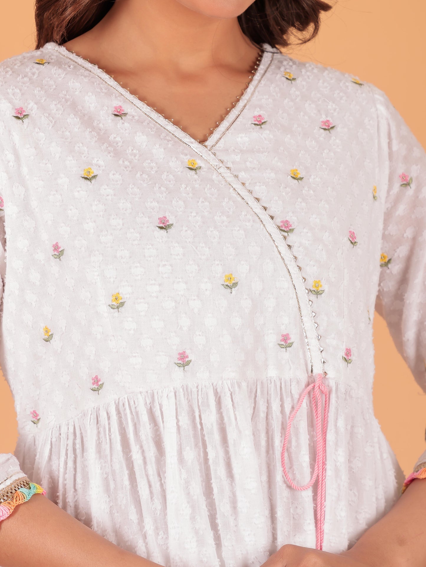 Soft Cotton Woven Design Kurta