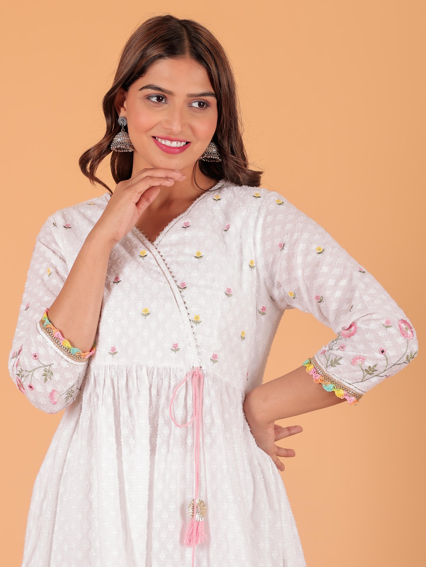 Soft Cotton Woven Design Kurta