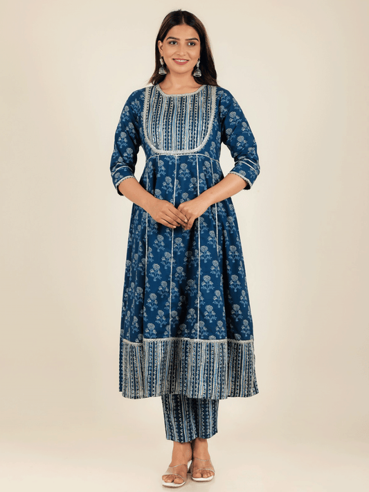 Soft Cotton Block Kurta