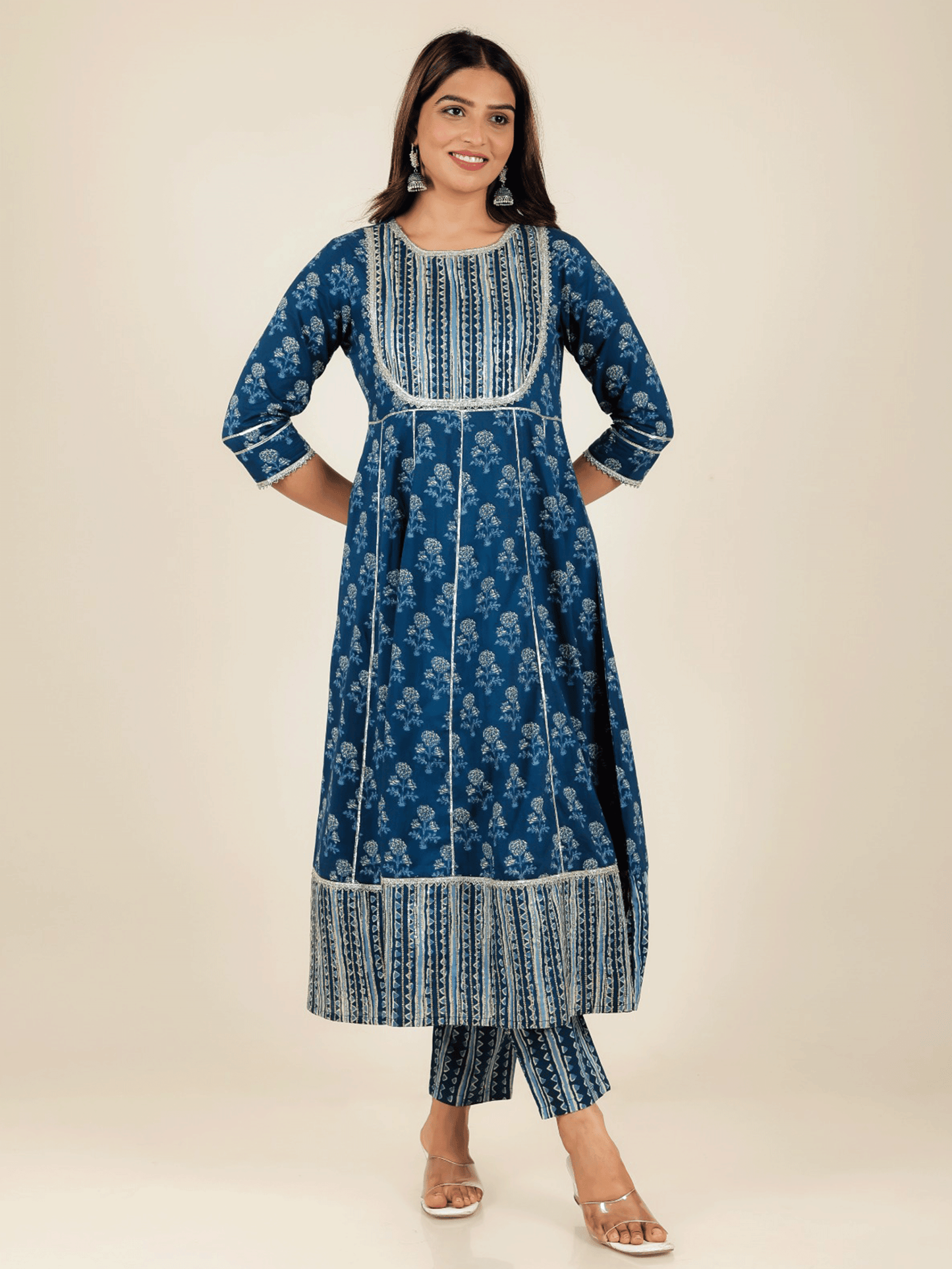 Soft Cotton Block Kurta