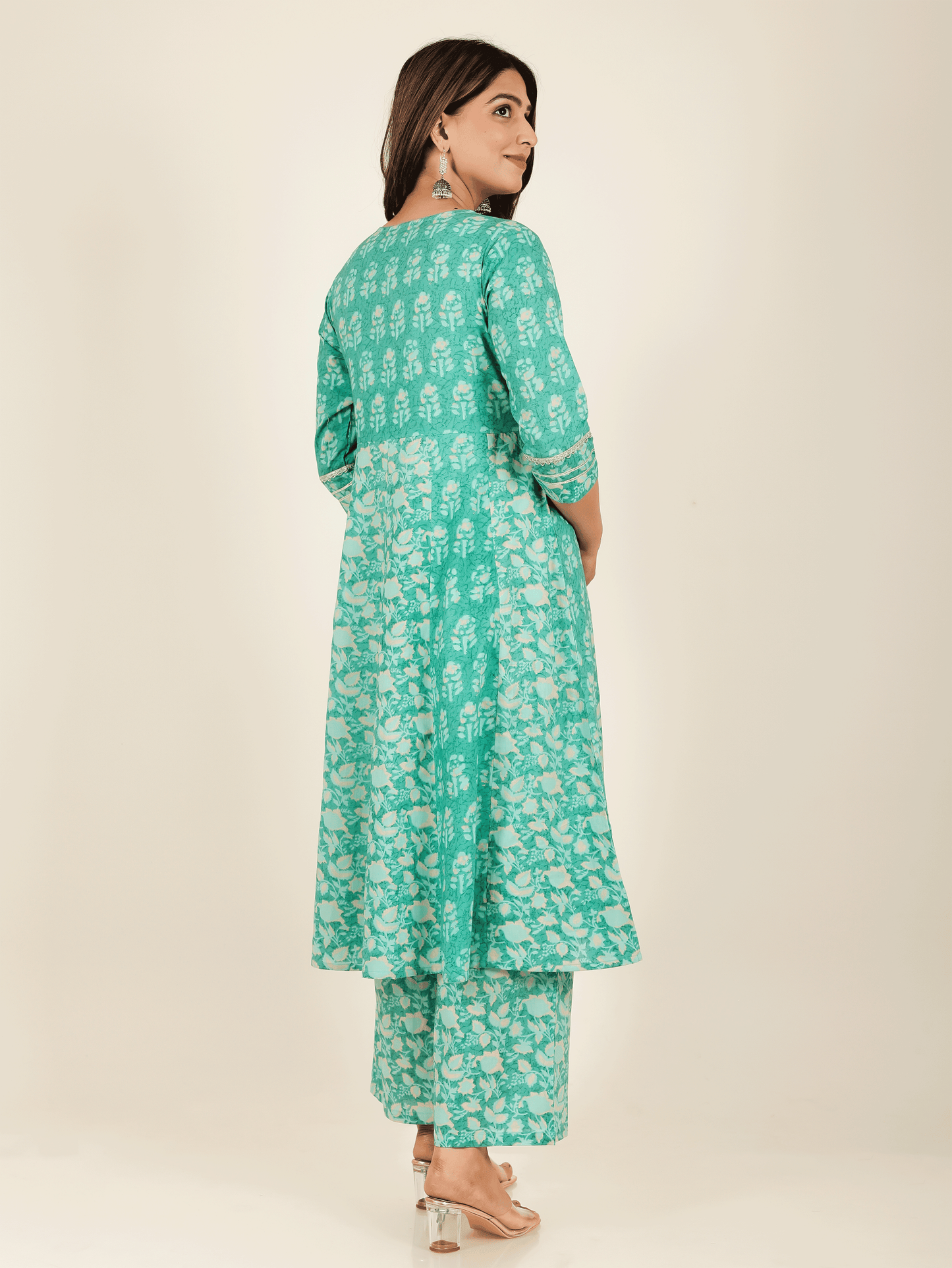 Soft Cotton Floral Kurta