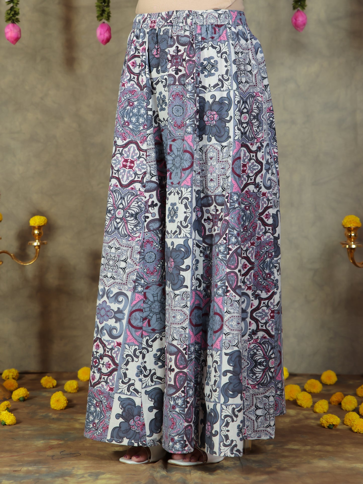 Linen Cotton Solid Straight Off White Kurta