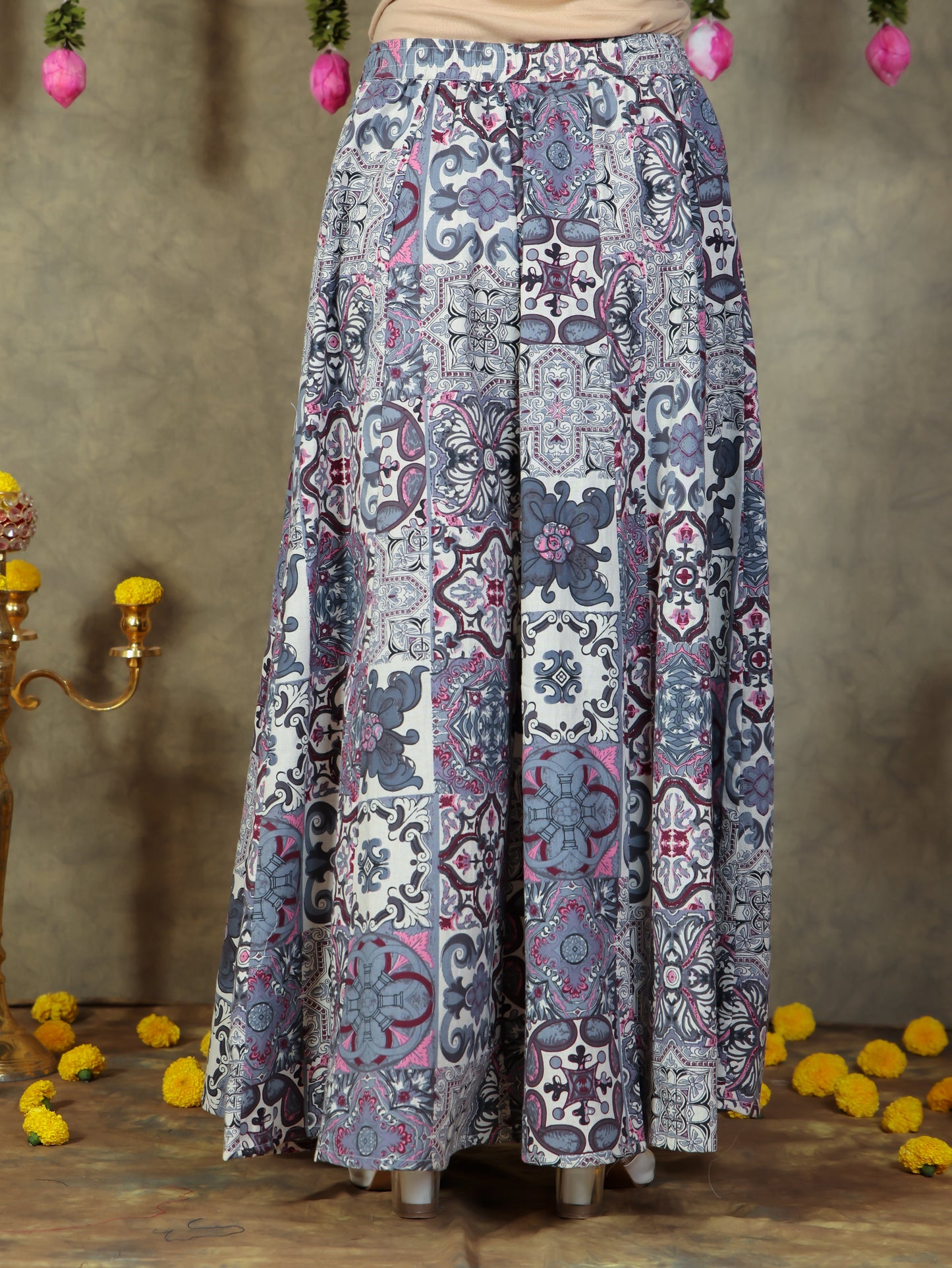 Linen Cotton Solid Straight Off White Kurta