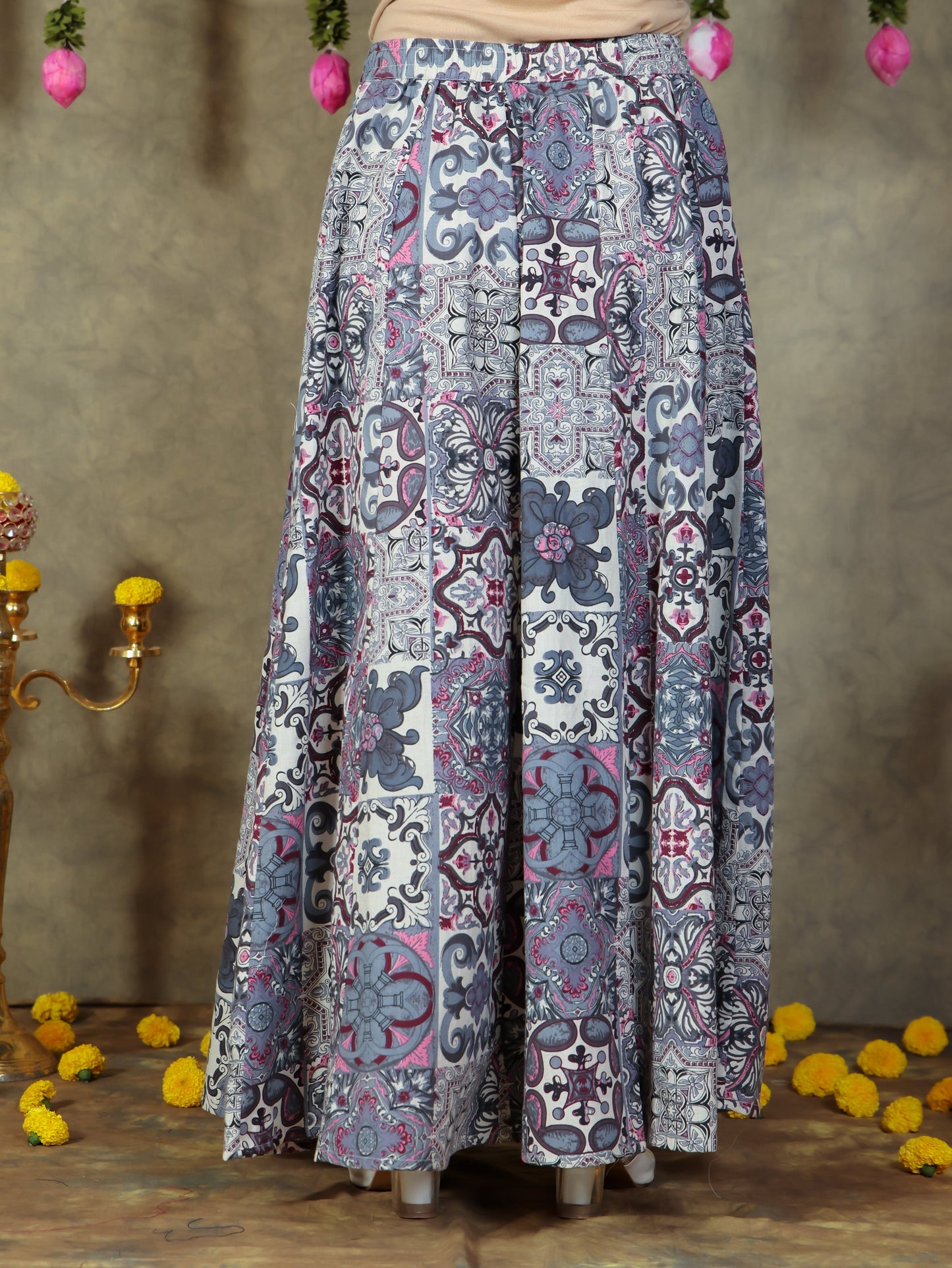 Linen Cotton Solid Straight Off White Kurta