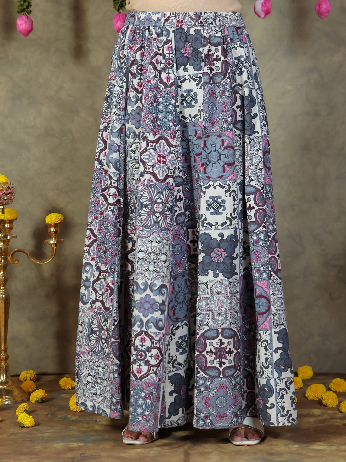 Linen Cotton Solid Straight Off White Kurta