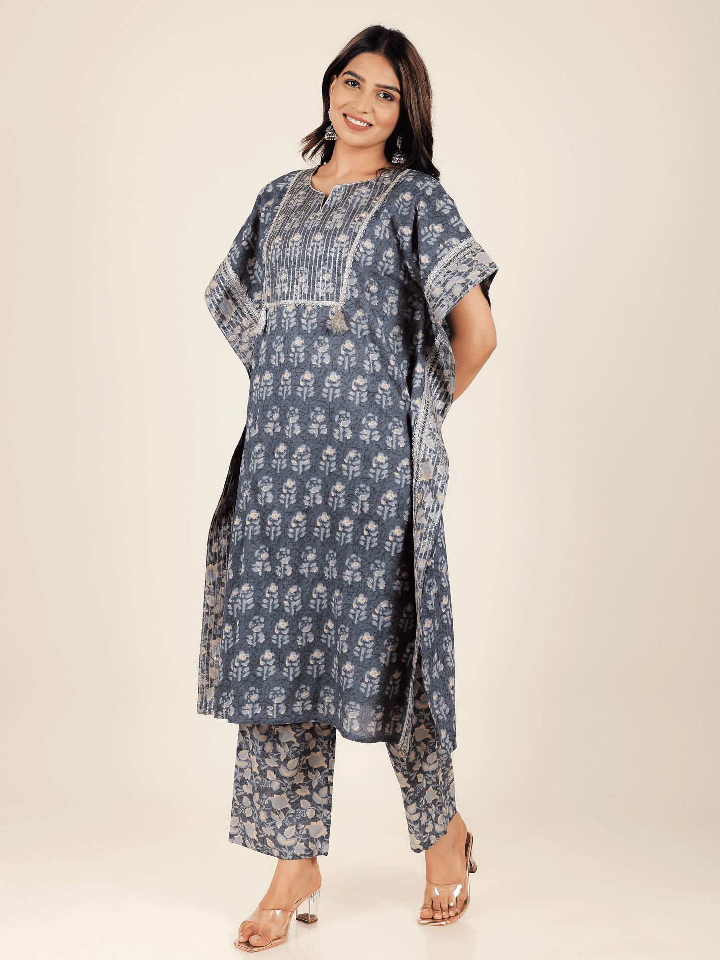 Soft Cotton Floral Kurta