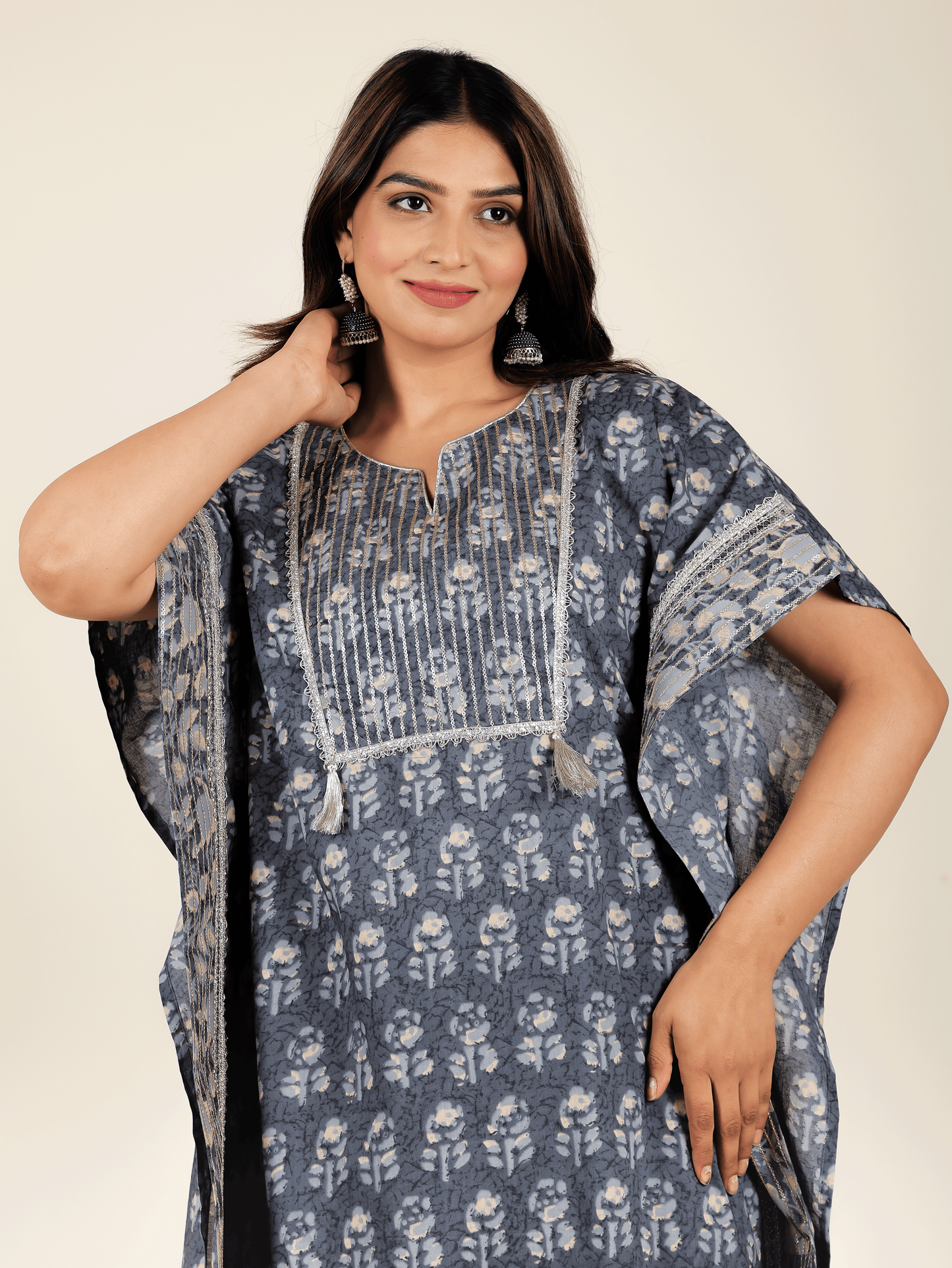 Soft Cotton Floral Kurta