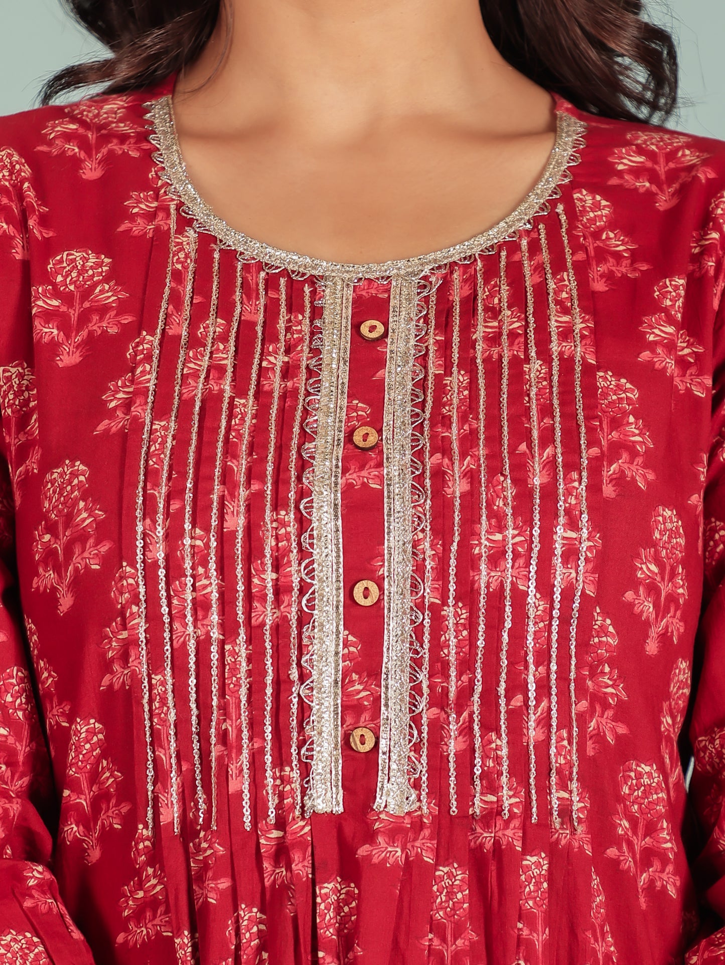 Soft Cotton Ajrakh Kurta