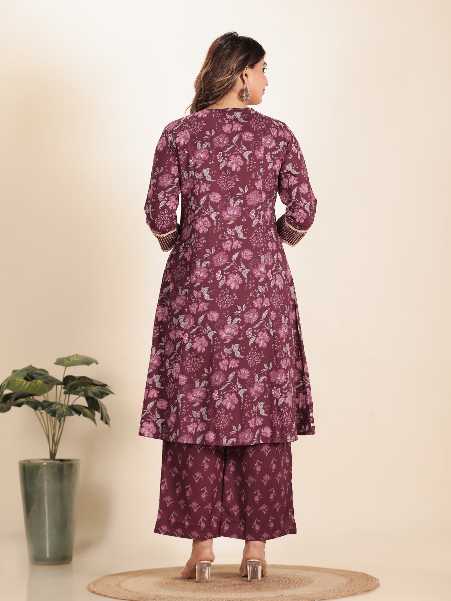 Soft Cotton Floral Kurta