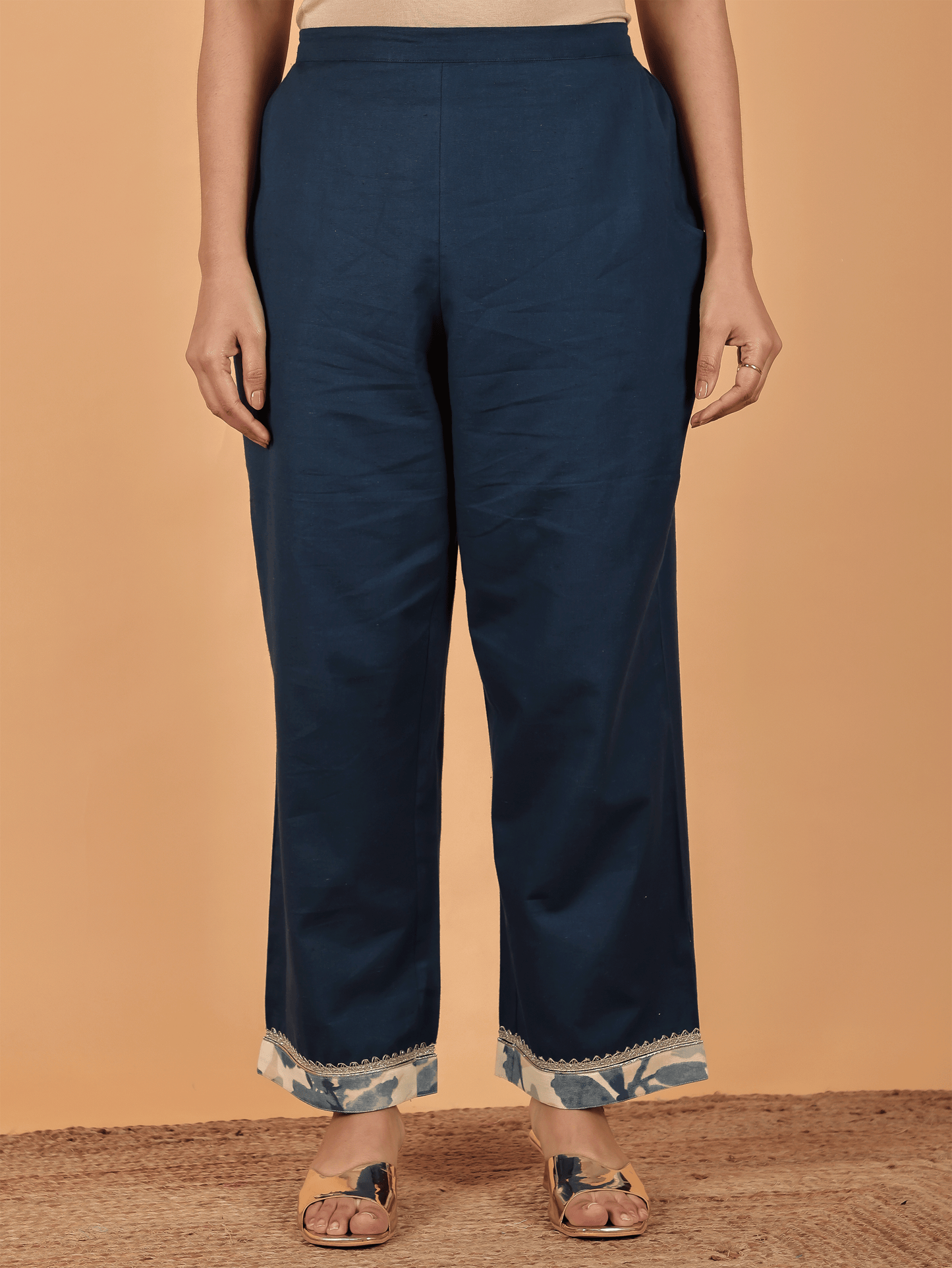 Linen Cotton Solid Pant