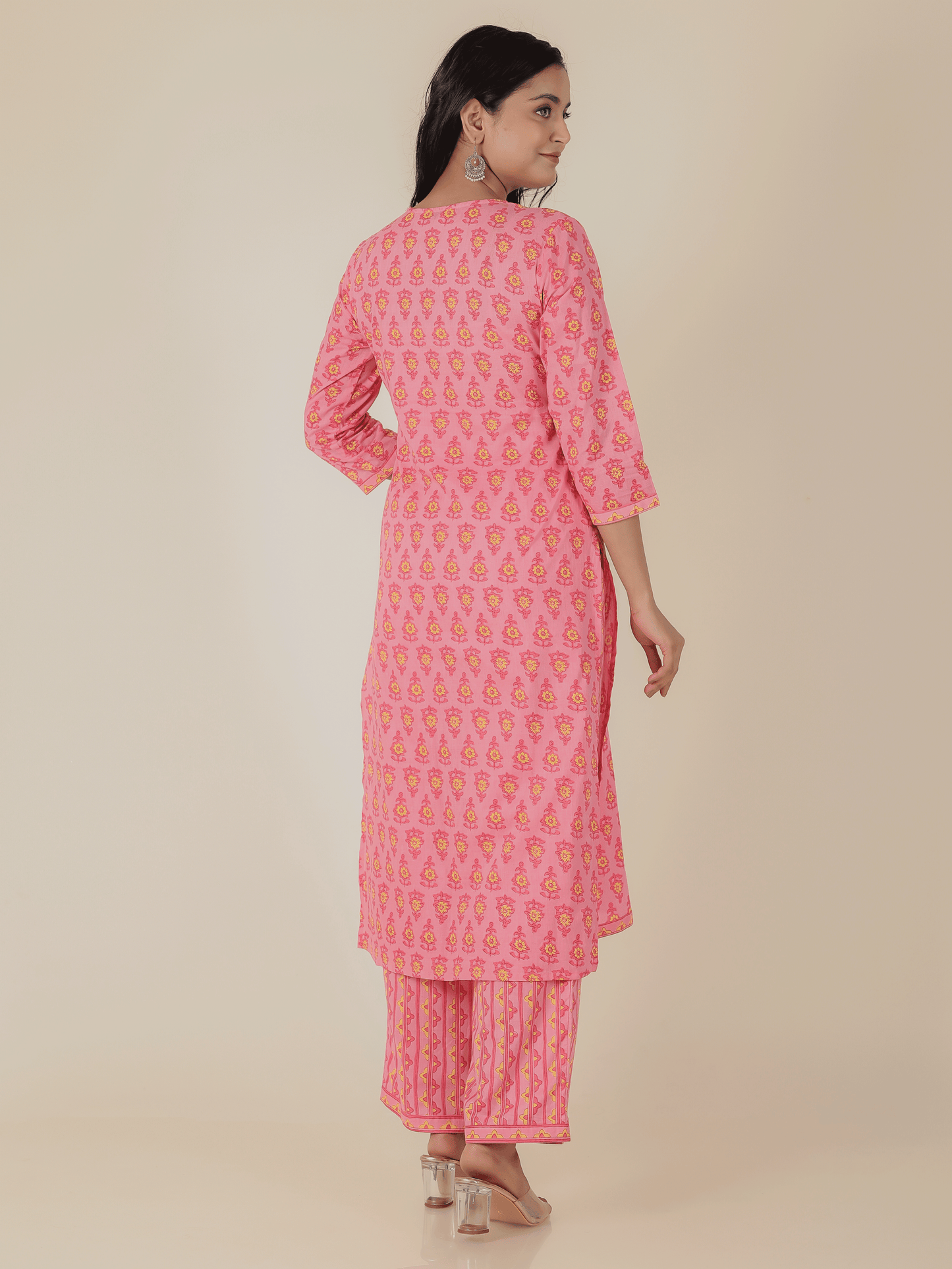 Soft Cotton Floral Kurta