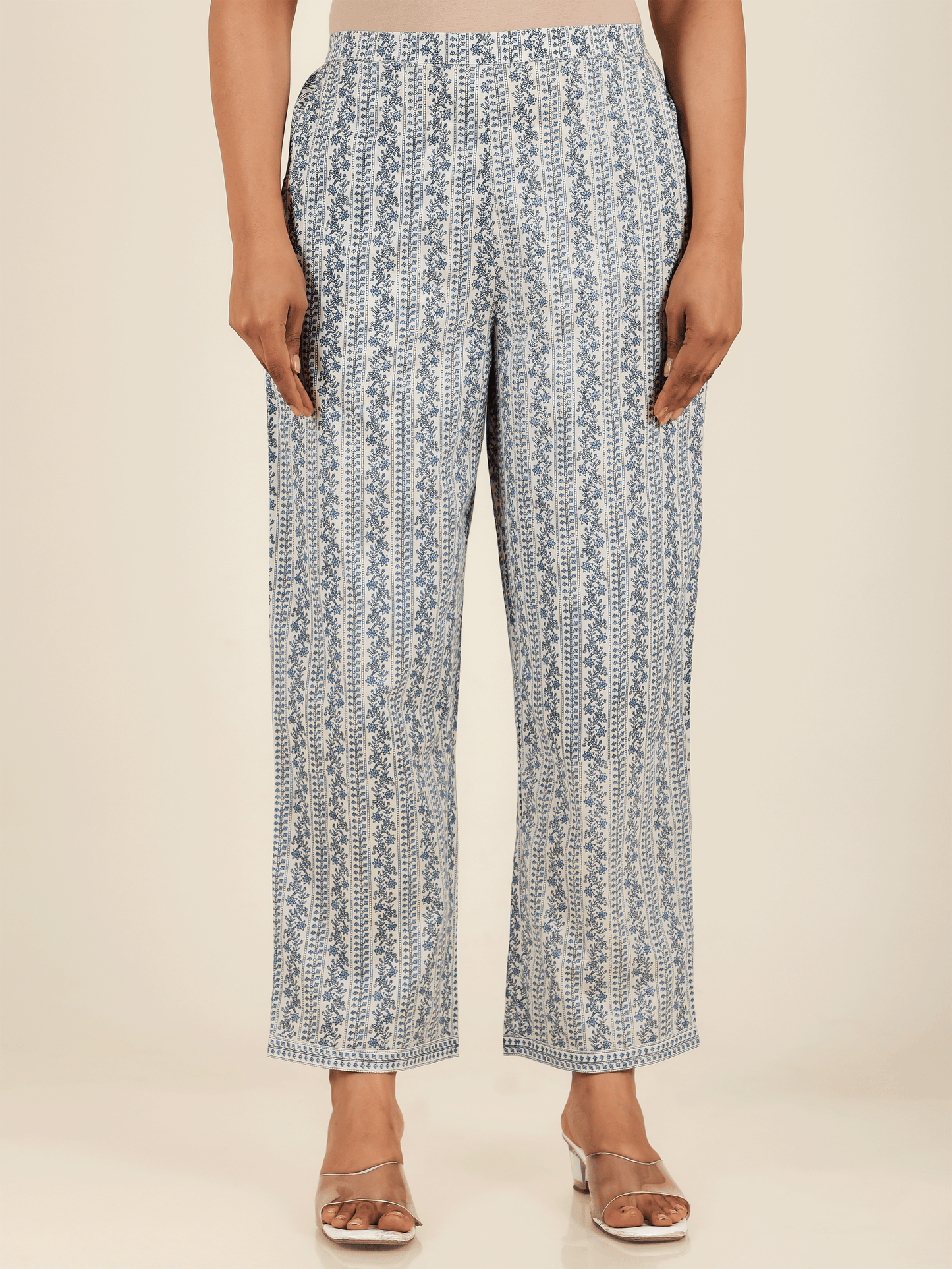 Soft Cotton Striped Pant