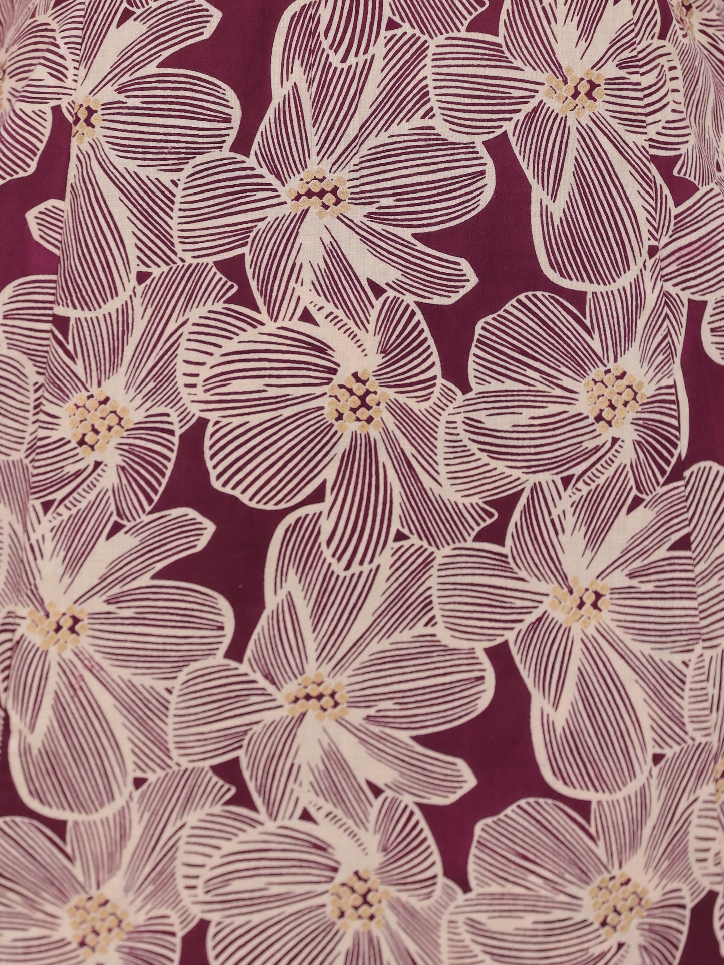 Soft Cotton Floral Flared Beige Kurta