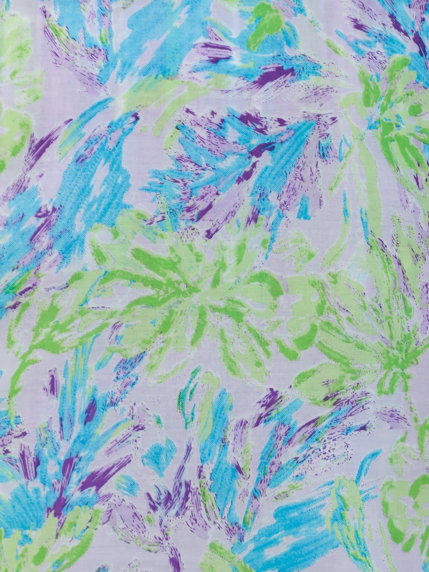 Soft Cotton Abstract Straight Purple Kurta