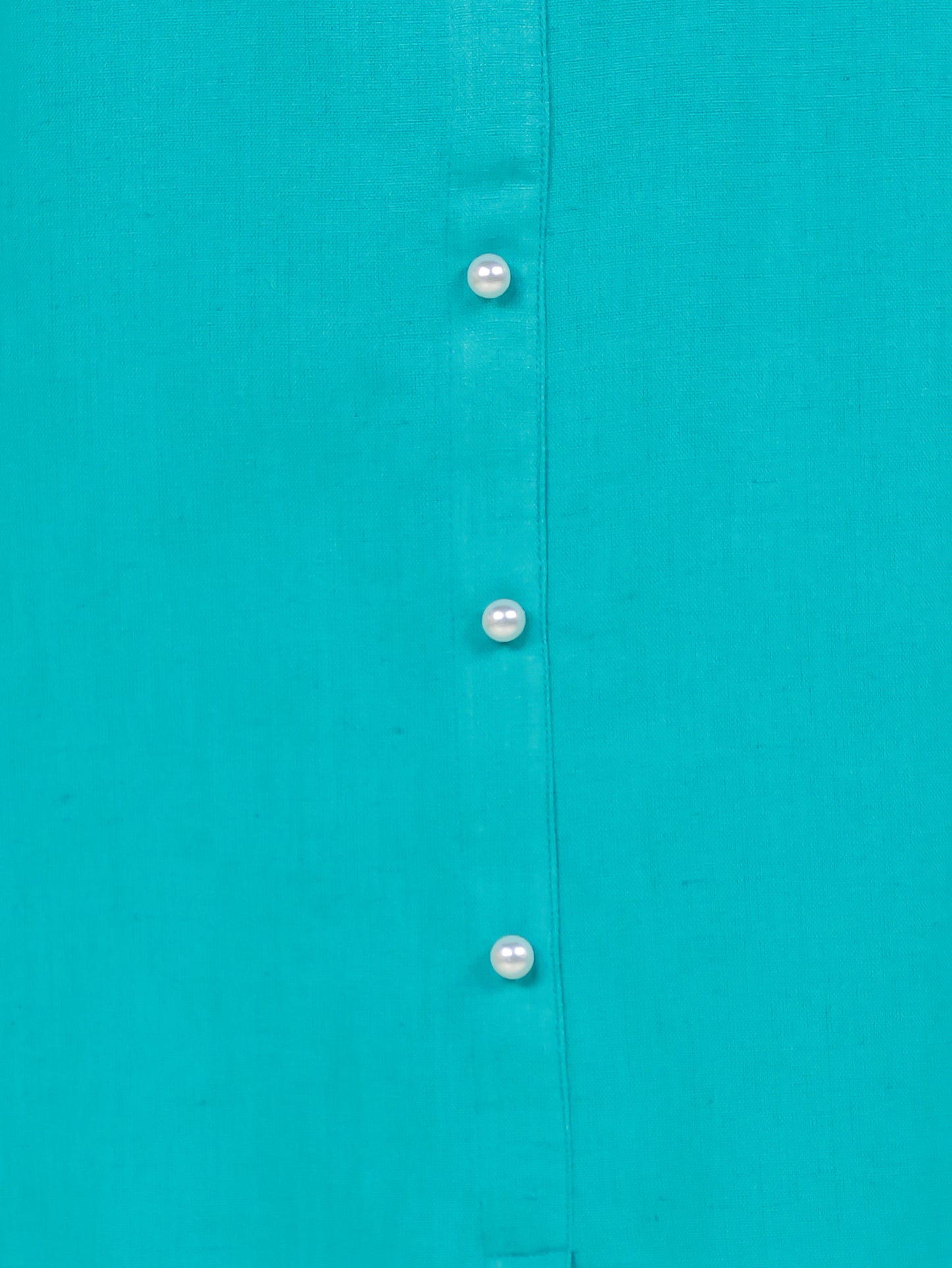 Embroidered Linen Cotton Solid Flared Green Kurta