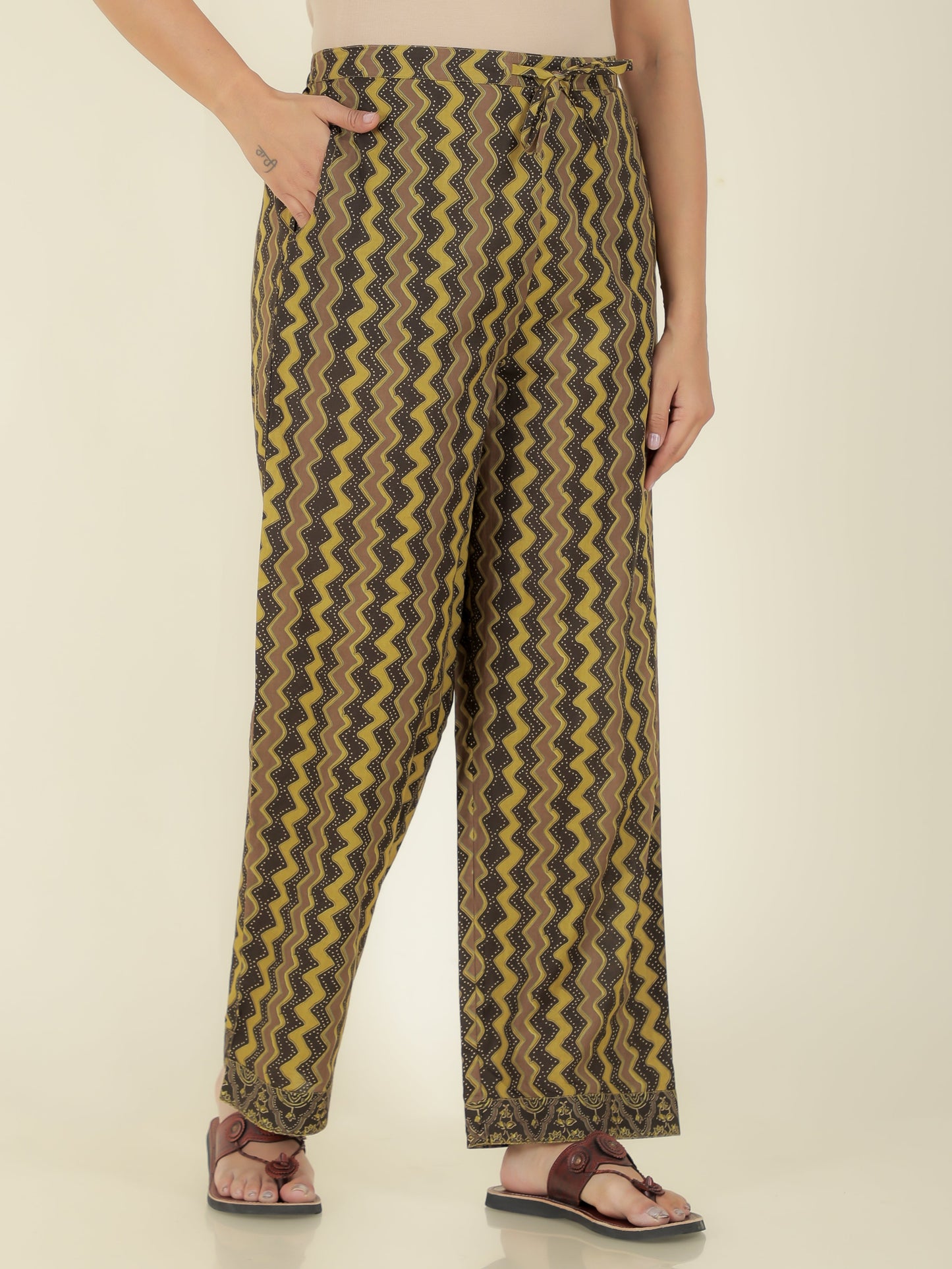 Soft Cotton Chevron Pant