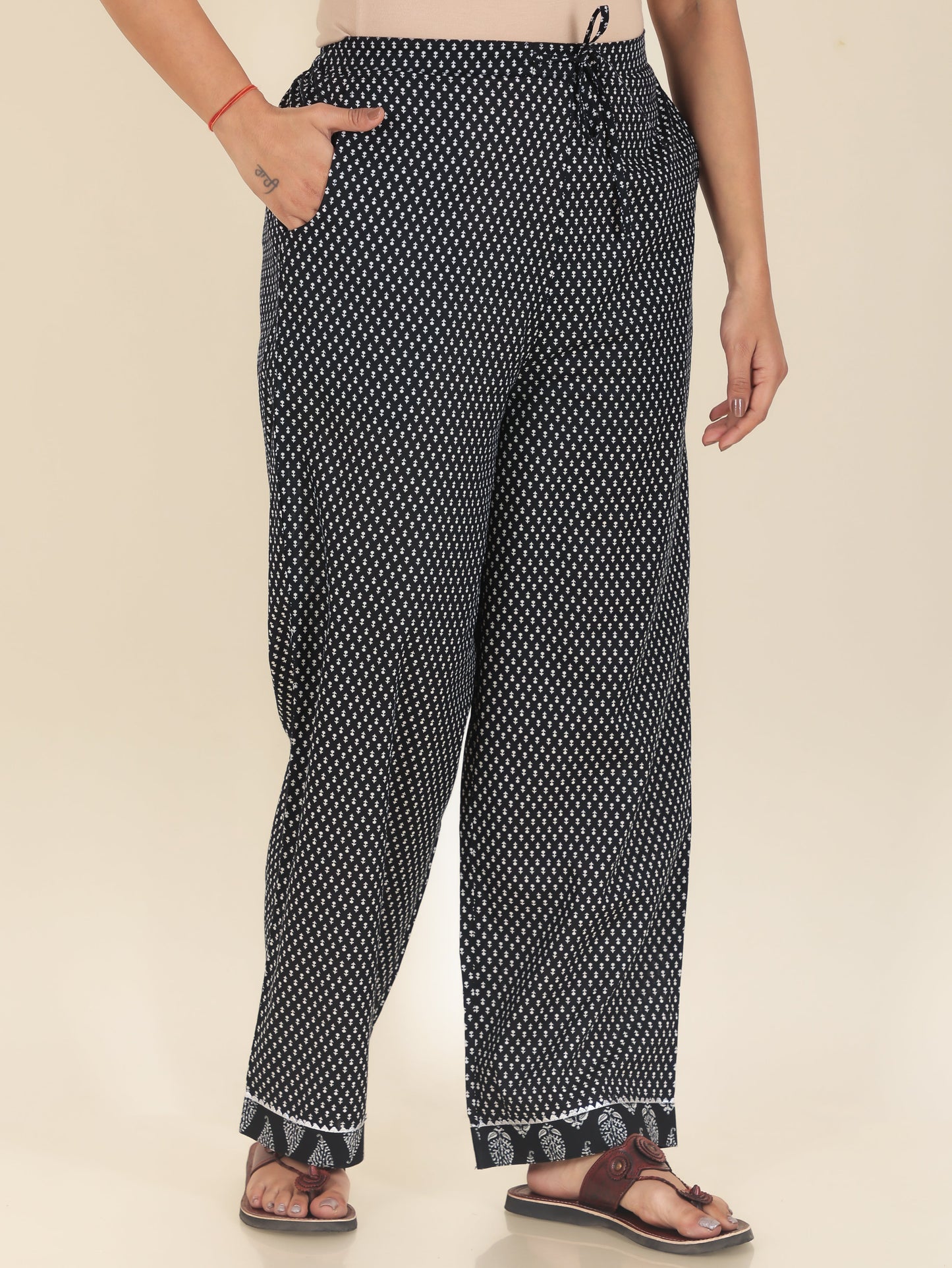 Soft Cotton Polka Pant