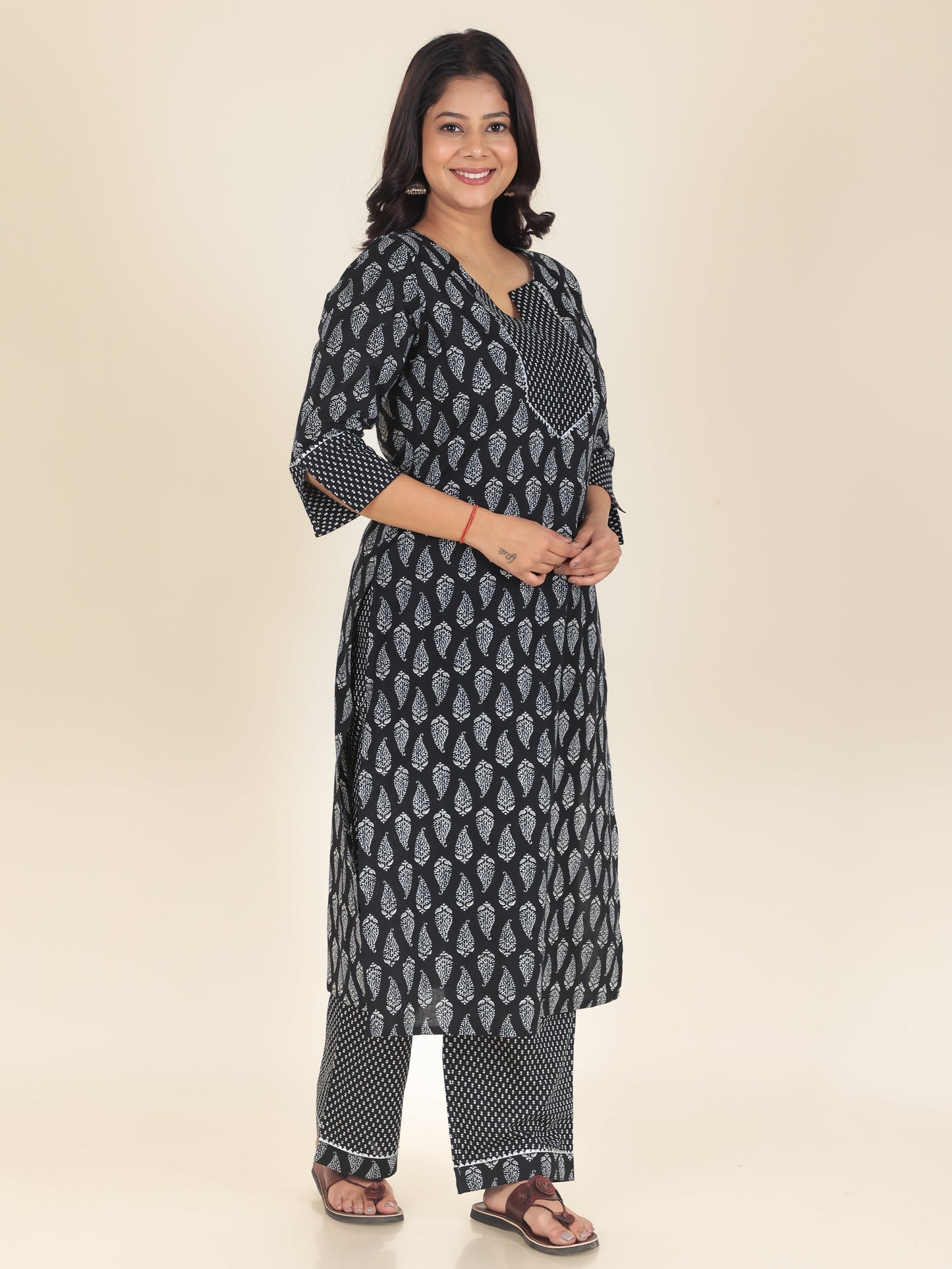 Soft Cotton Paisley Kurta