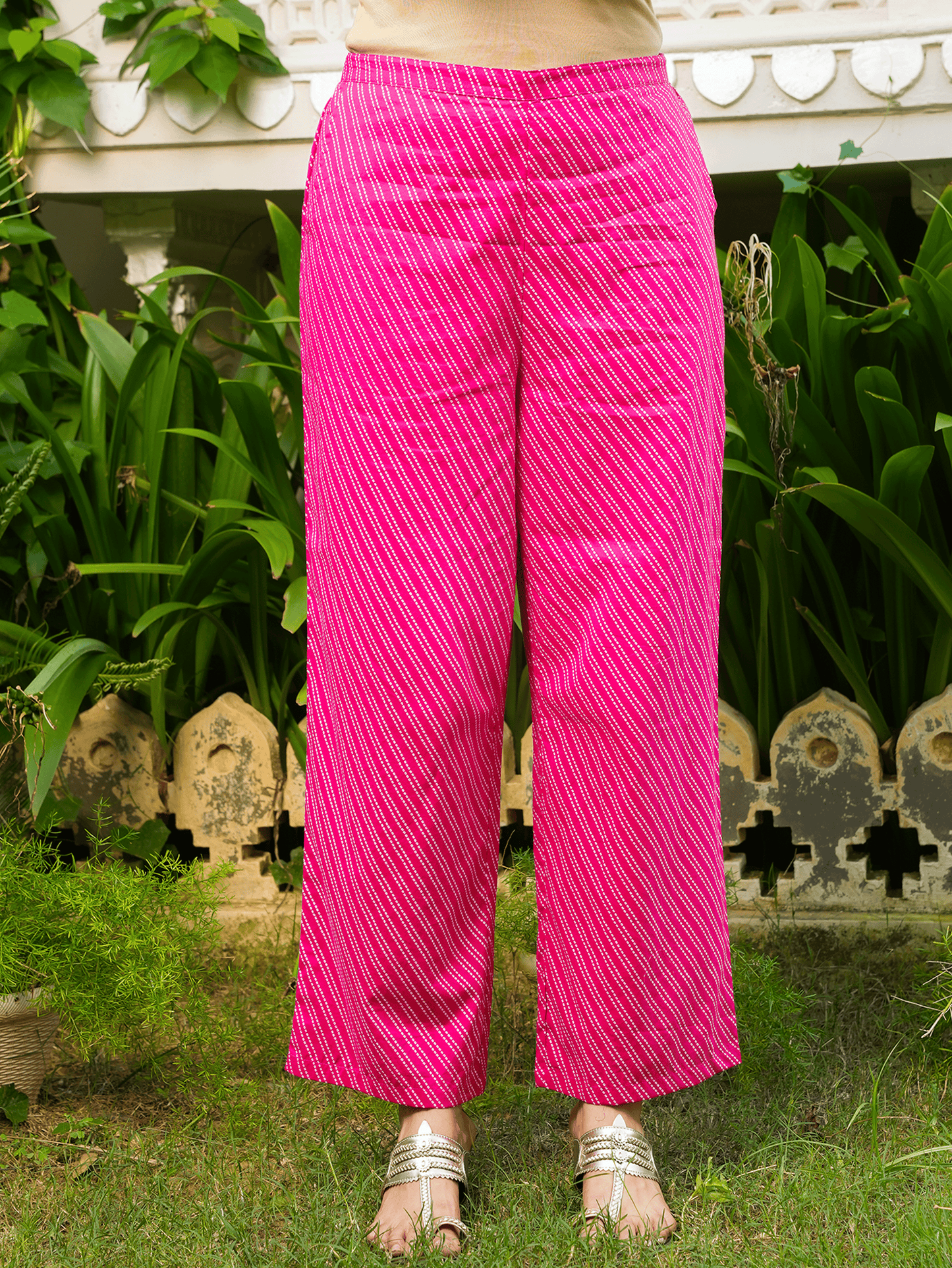 Soft Cotton Bandhani Pant