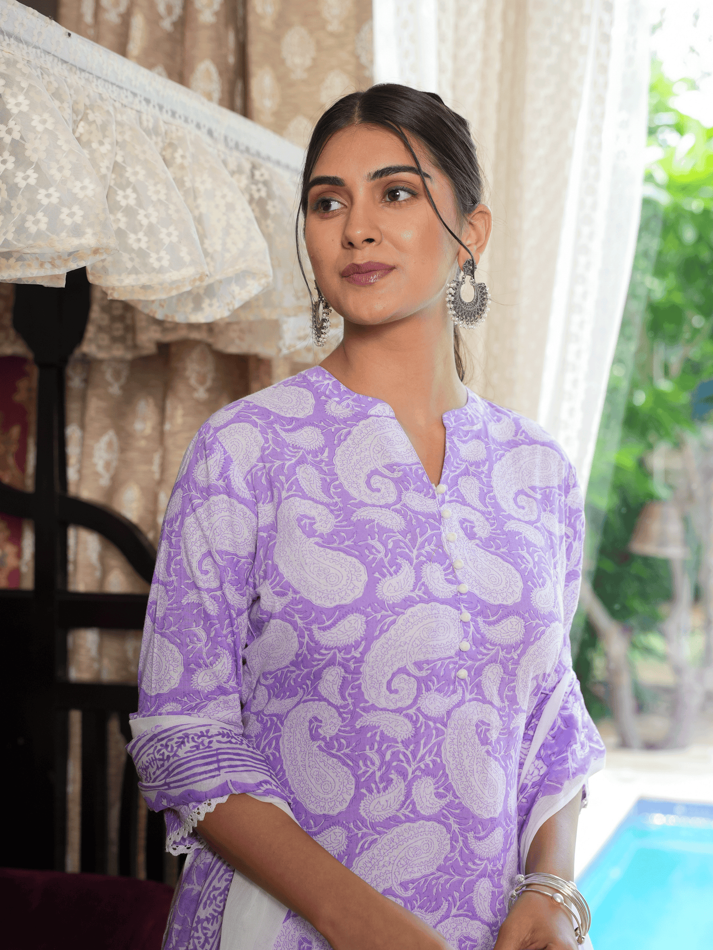 Soft Cotton Paisley Kurta