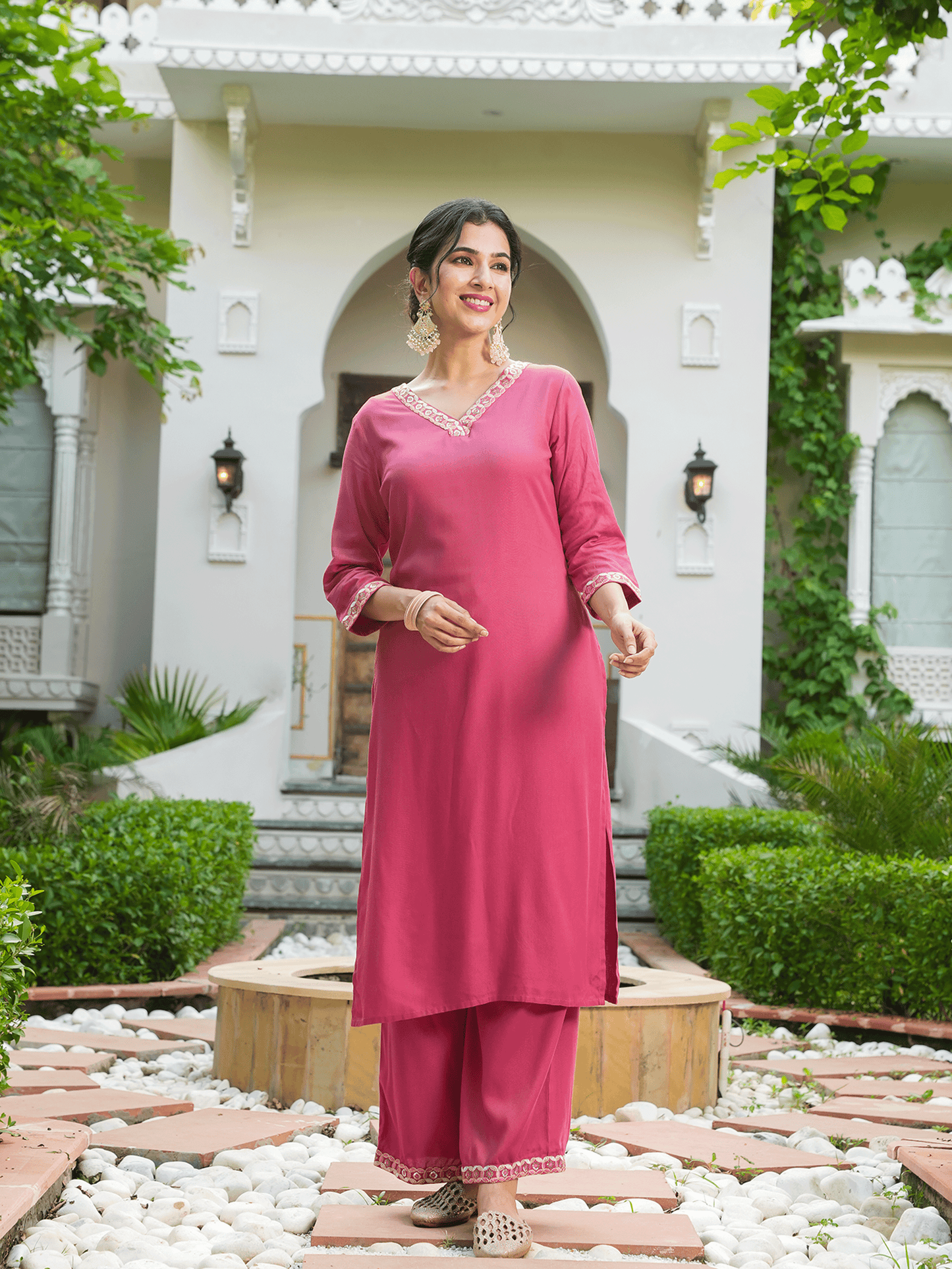 Rayon Solid Kurta