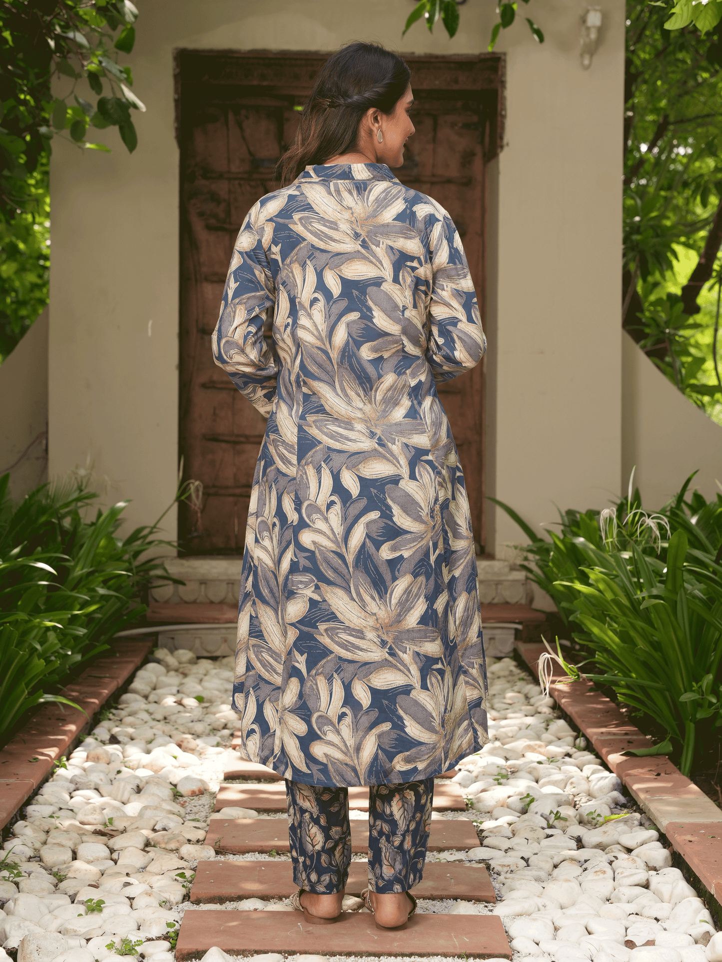 Soft Cotton Floral Kurta