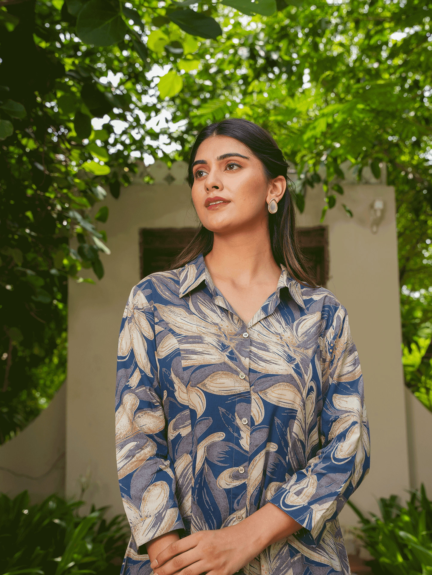 Soft Cotton Floral Kurta