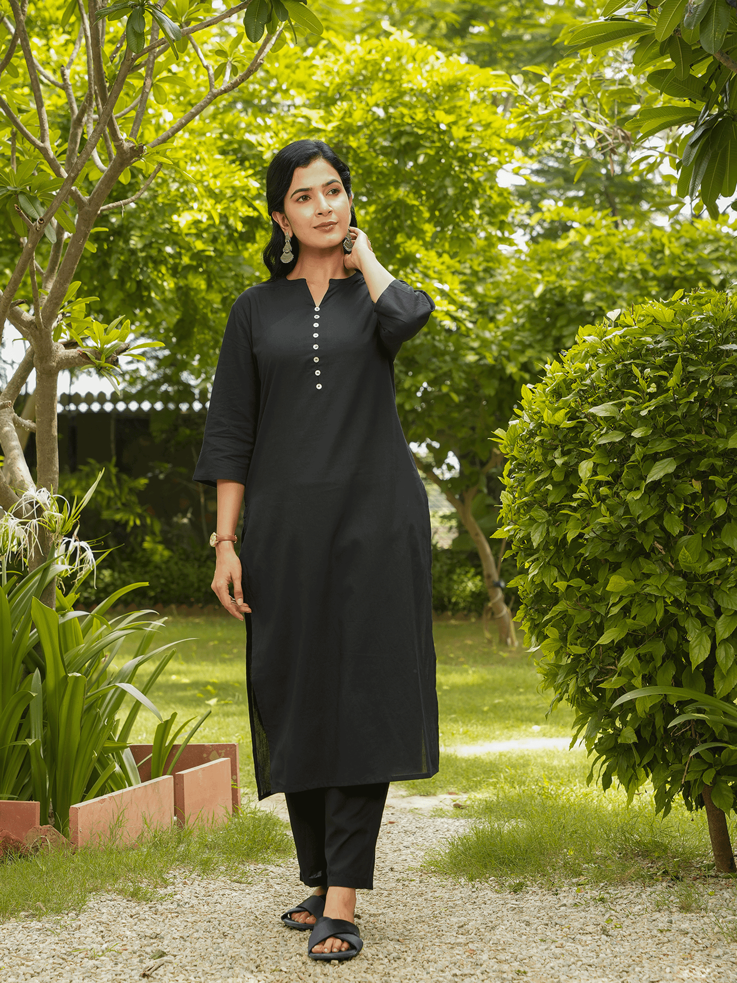 Soft Cotton Solid Kurta