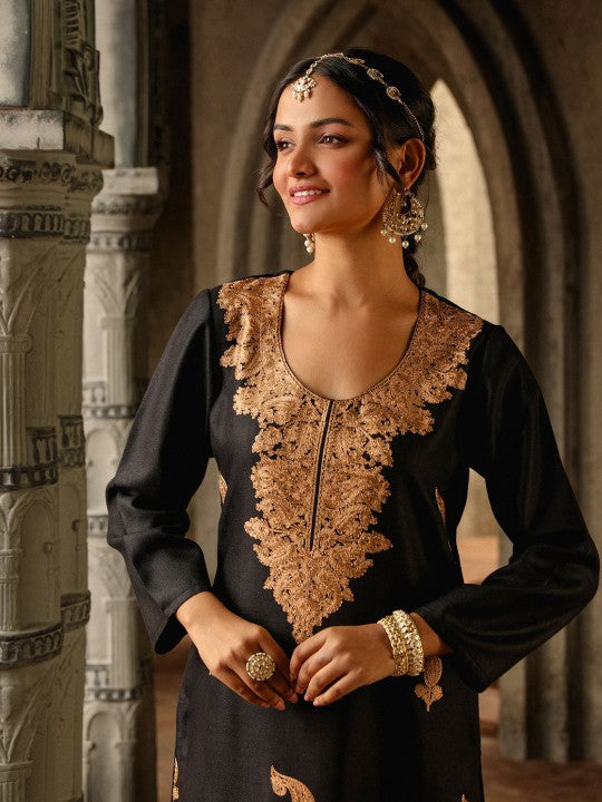 House of Chikankari HOC Crafts Aari Woven Kurta