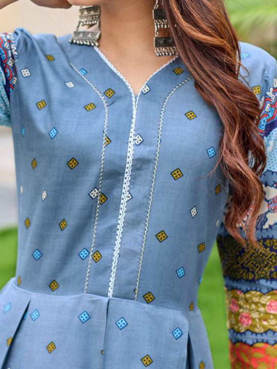 Printed Maxi Ethnic Dresses