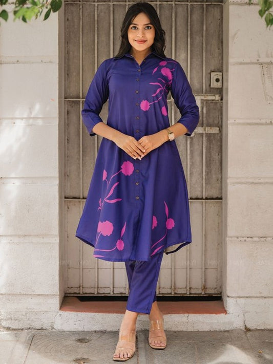 HAY Printed Shirt Collar Top With Trousers Co-Ords