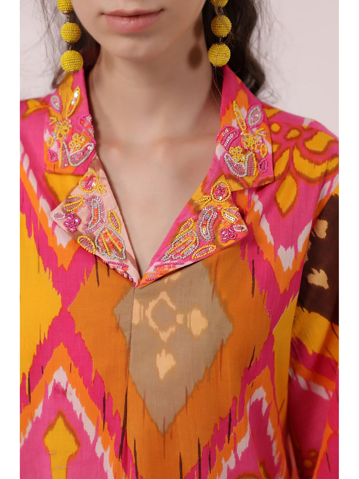 Ikat Print Co-Ord (Set of 2)