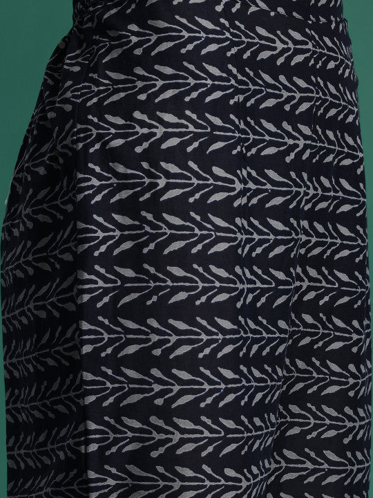 Indo Era Women Ethnic Motifs Printed Regular Pure Cotton Kurta with Trousers & With Dupatta