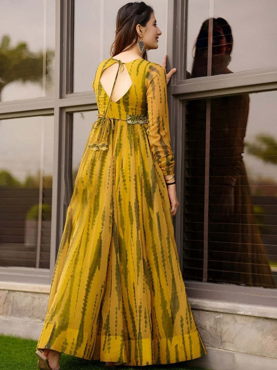 Femvy Tie and Dye Dyed Maxi Dress