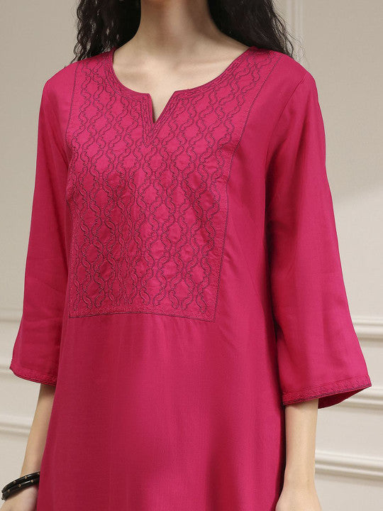 Biba Women Ethnic Motifs Printed Kurta with Palazzo & Dupatta