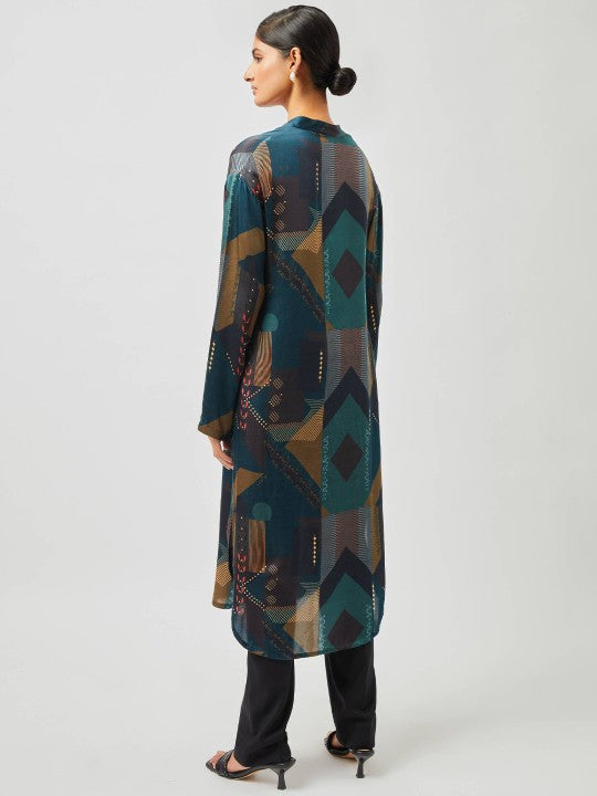 Contemponari Printed Top & Palazzos Coords