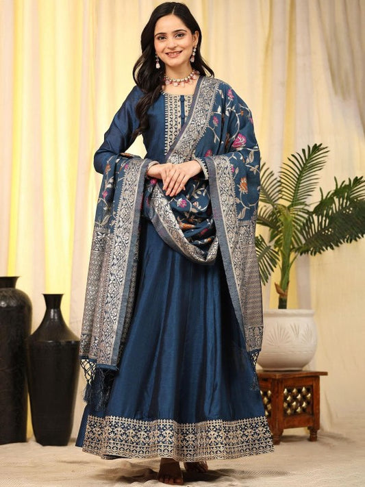 Trendmalls Women Floral Embroidered Regular Kurta