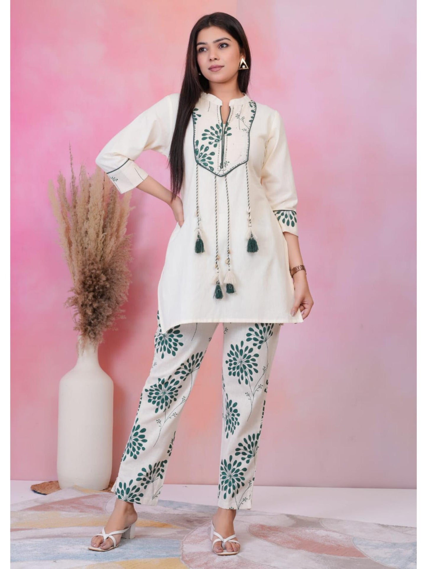 Hardik Fern Cotton Co-Ord (Set of 2)
