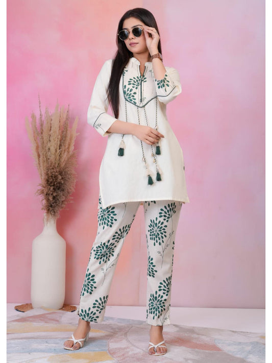 Hardik Fern Cotton Co-Ord (Set of 2)