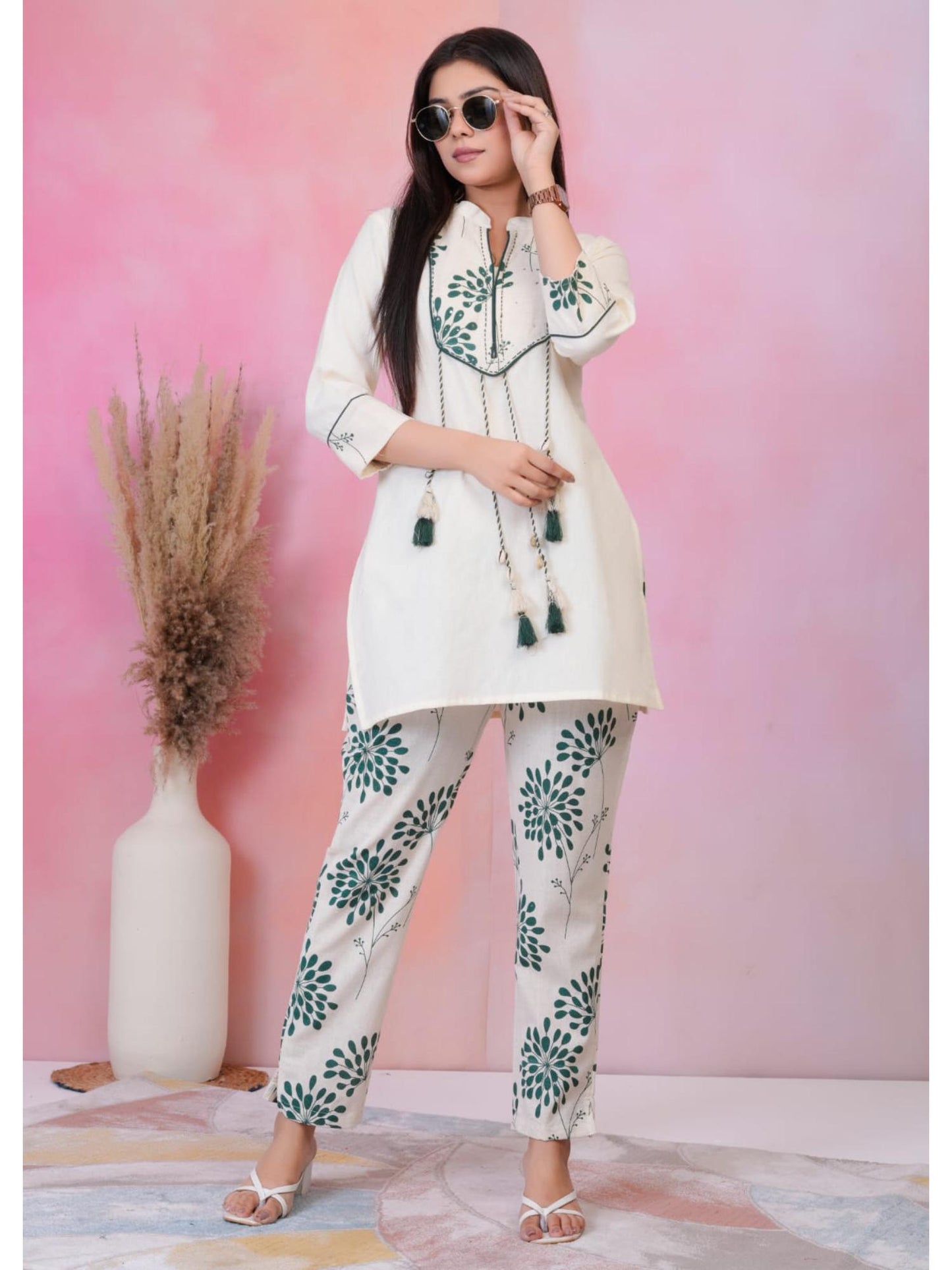 Hardik Fern Cotton Co-Ord (Set of 2)