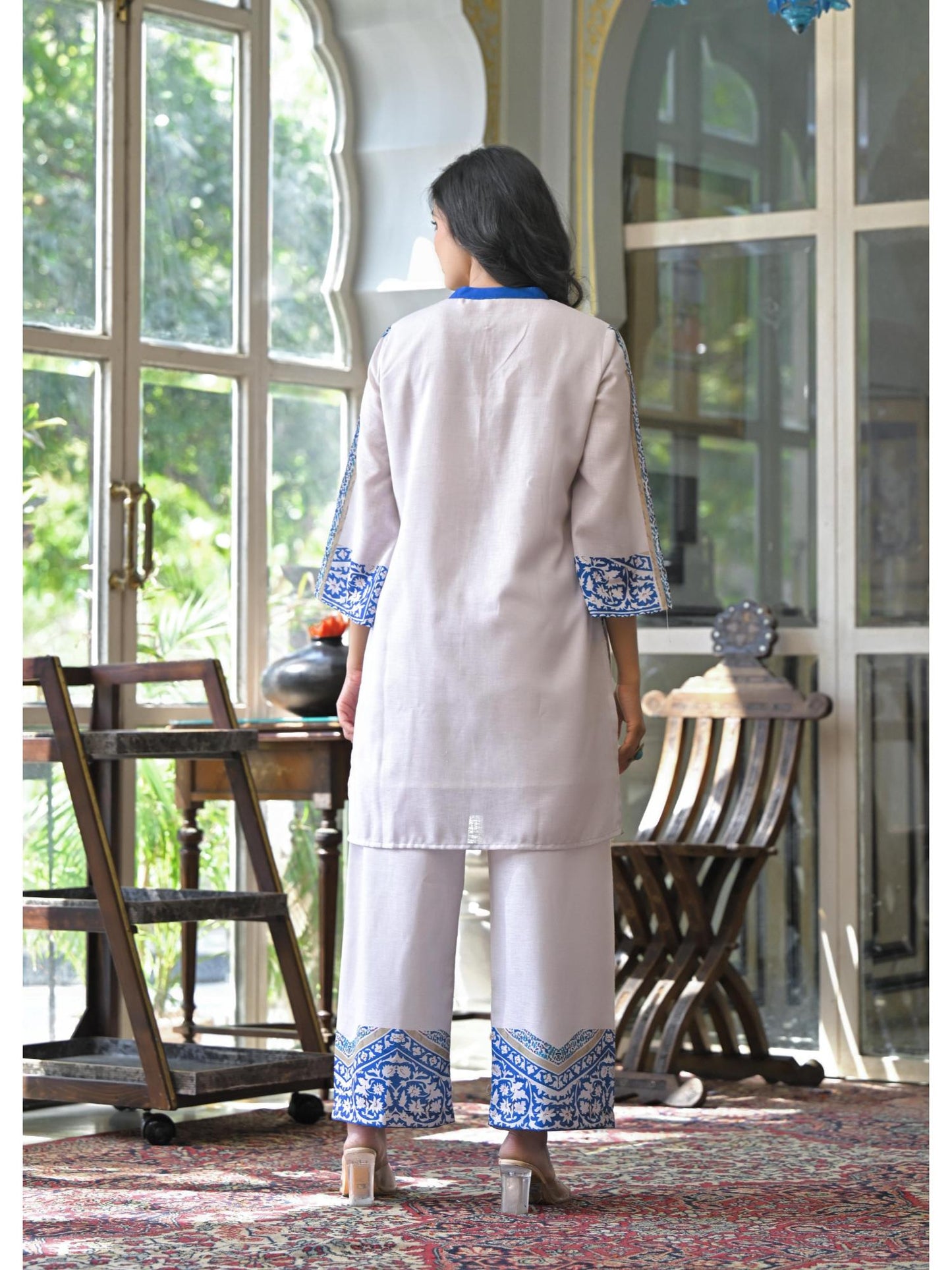 Vastramaya pearl Cotton Co-Ord (Set of 2)