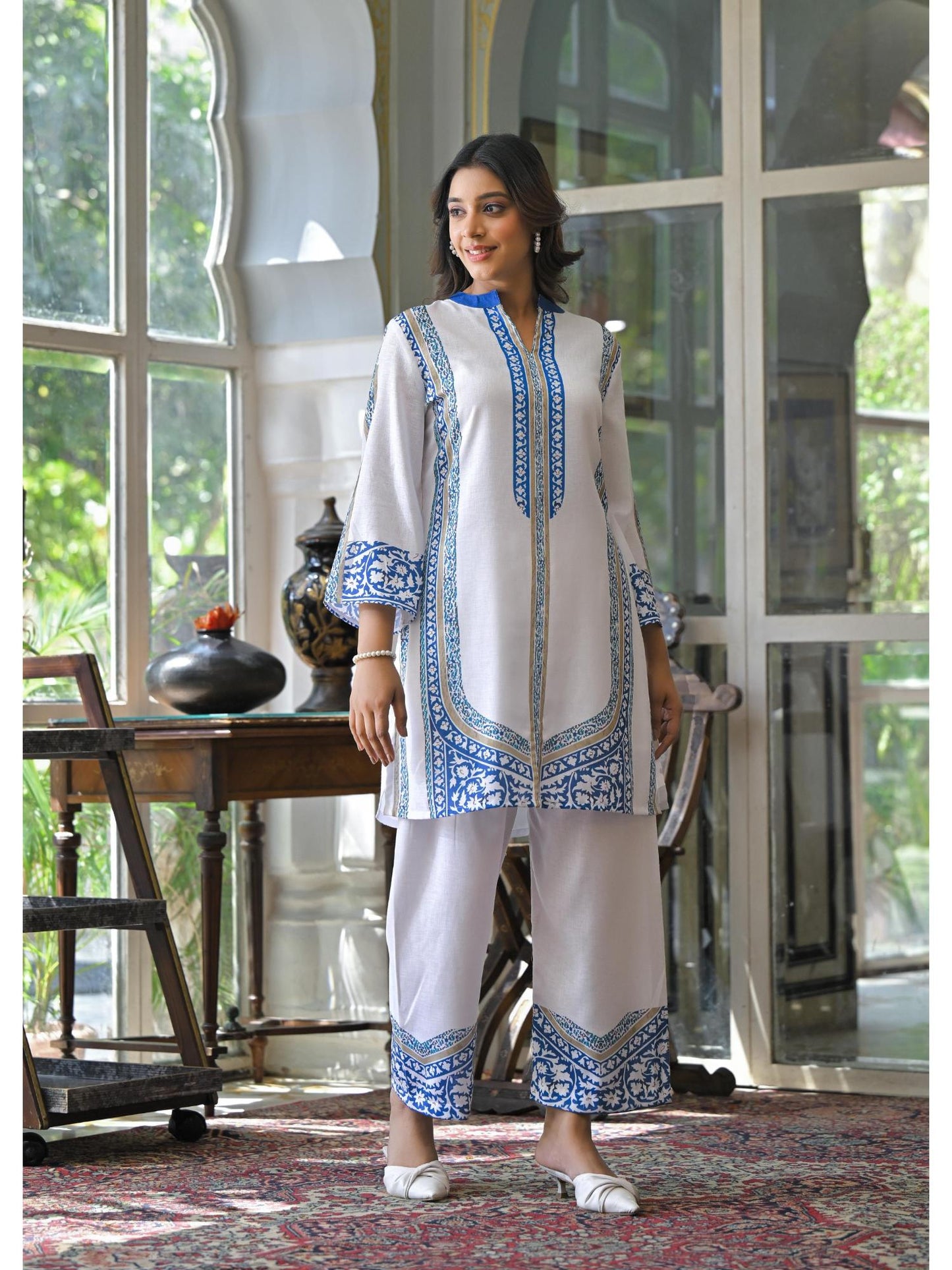 Vastramaya pearl Cotton Co-Ord (Set of 2)