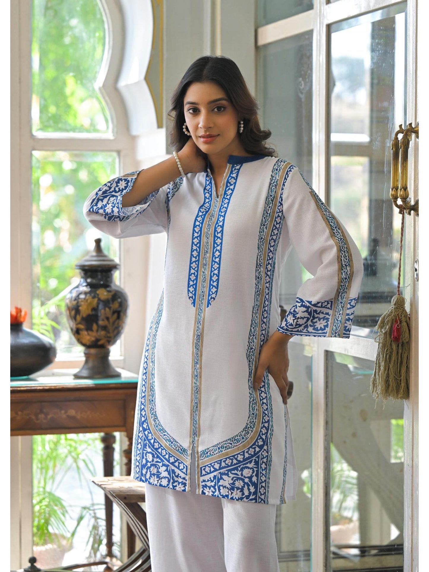 Vastramaya pearl Cotton Co-Ord (Set of 2)