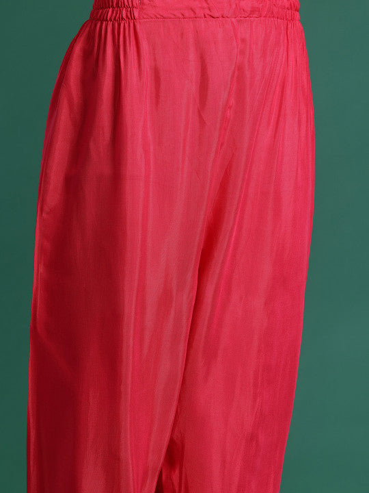 Indo Era Ethnic Motifs Embroidered Kurta with Trousers & Dupatta