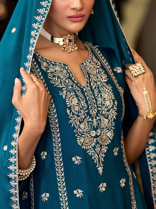 Indo Era Women Ethnic Motifs Embroidered Regular Sequinned Kurta