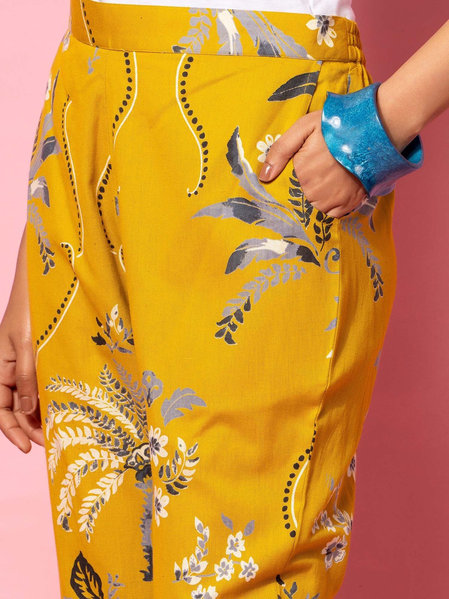Floral Printed Straight Co-ord (Set of 2)