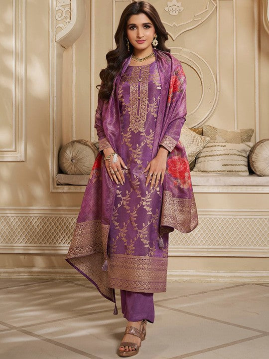Neck Long Sleeves Ethnic Motifs Straight Kurta